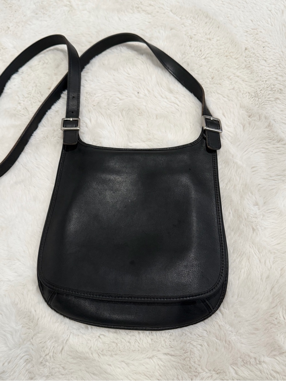 Vintage Coach Bag 9135 Small Hippie Flap Bag